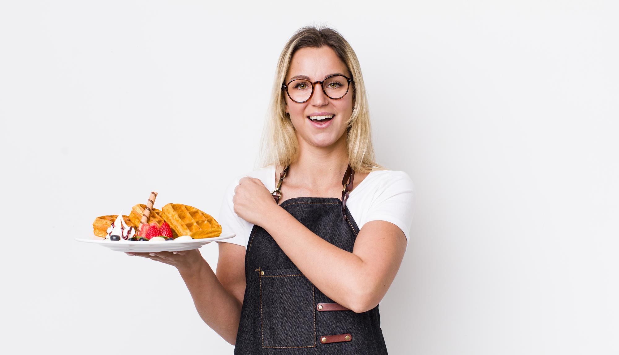 Portret klientki Marta z talerzem